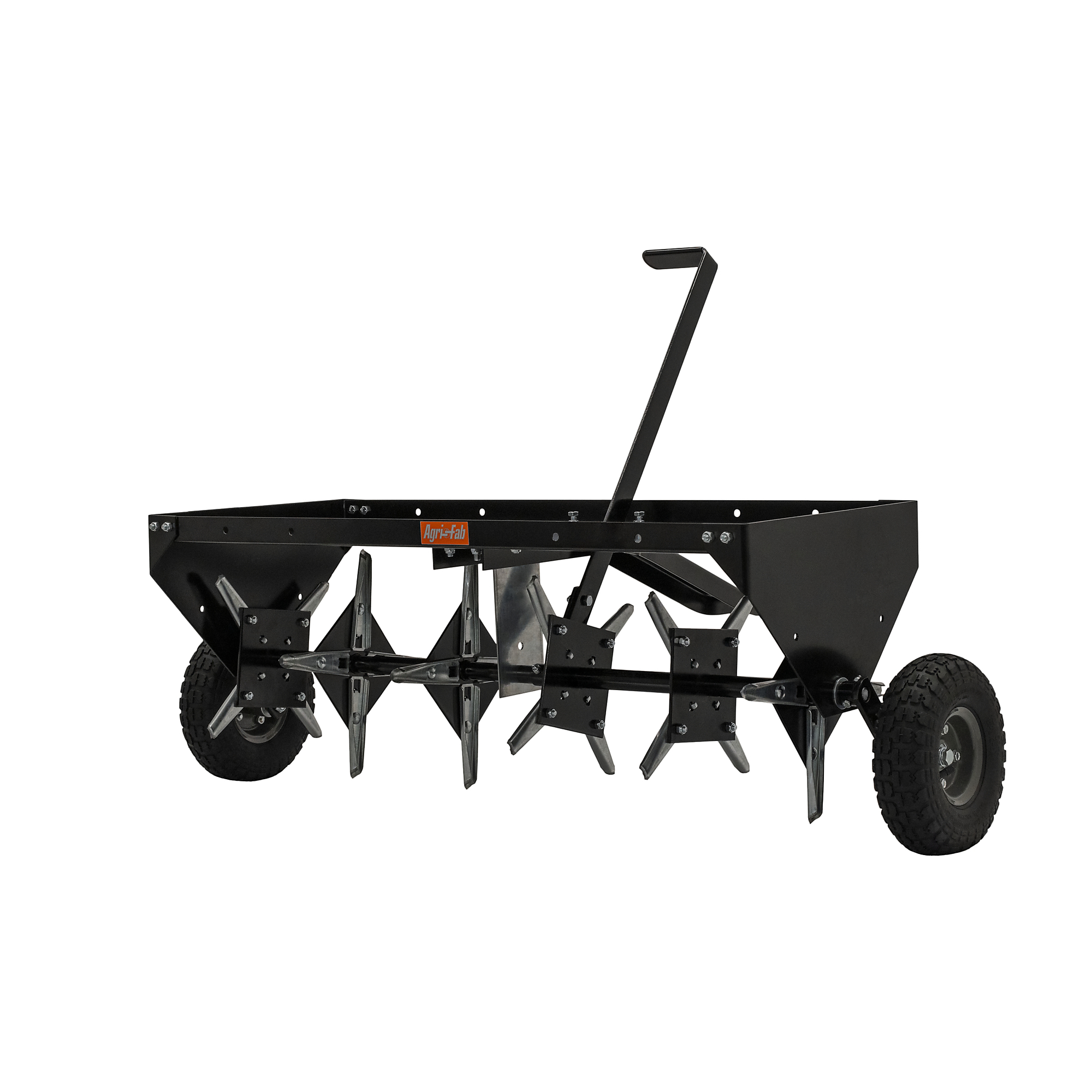 Agri-Fab 40in. Tow Aerator, 24 Coring Spikes, Pneumatic Tires, Model# 45-0518